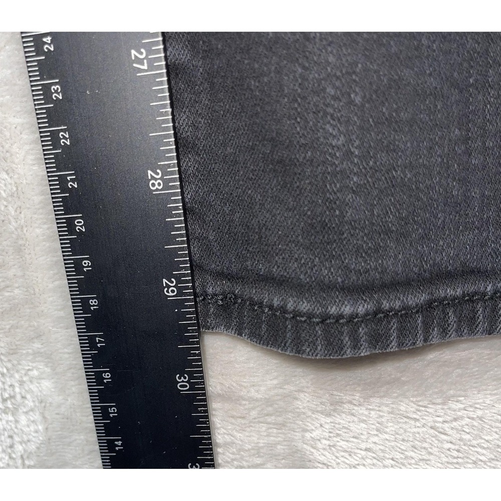 American Eagle Jeans Womens 12 Gray Charcoal Wash Super Stretch‎ Skinny 32x29.5 - Picture 8 of 10